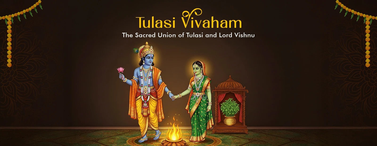 Tulasi Vivaham: The Sacred Union of Tulasi and Lord Vishnu