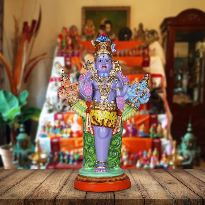 Ekapada Murthy Paper Mache Golu Bommai - 24 Inches | Giri Golu Doll/ Navaratri Golu Bomma/Gombe/Bommai