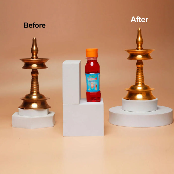 Giri Ujjwal Copper and Brass Cleaner - 100 Gms | Brass Metal Cleaner Polish/ Brasso Metal Polish