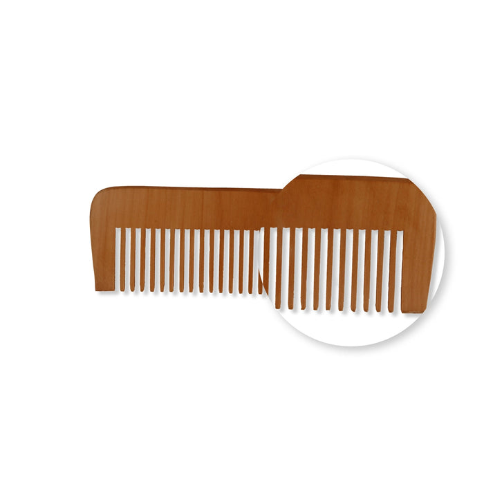 Wooden Comb - 5.5 Inches | Handmade Hair Brush/ Wooden Beard Comb for Hair