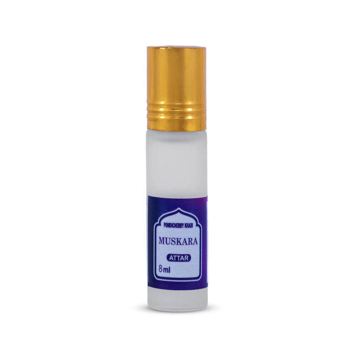 Muskara Attar Roll On Perfume - 8 ml | Attar Fragrance / Roll On Oil For Long Lasting Floral Aroma