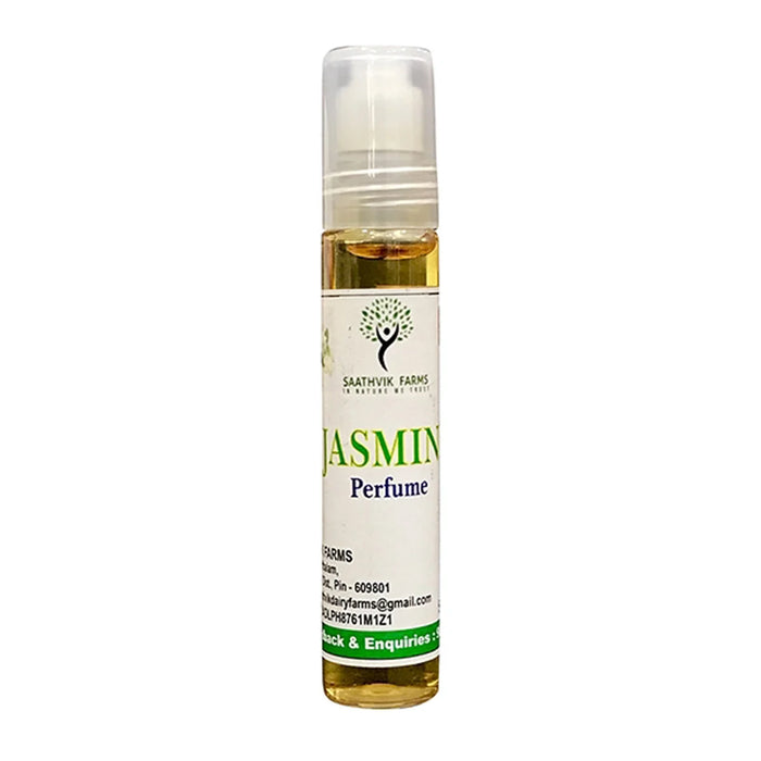 Saathvik Farms Jasmine Roll On Perfume - 10 Ml | Jasmine Perfume/ Jasmine Attar for Men & Women