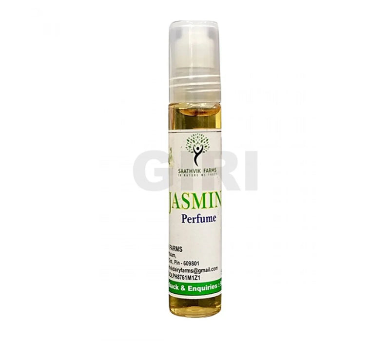 Saathvik Farms Jasmine Roll On Perfume - 10 Ml | Jasmine Perfume/ Jasmine Attar for Men & Women