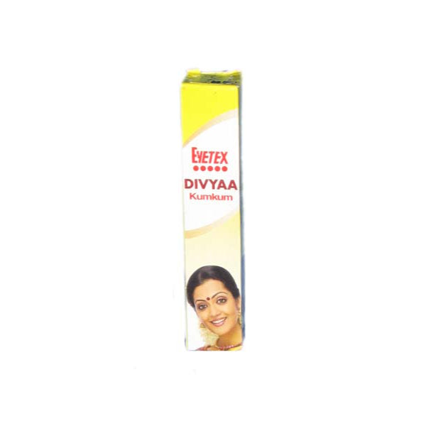 Eyetex Divya Kumkum - 9 Gms | Liquid Bindi/ Long Lasting Tilak/ Quick Drying Kumkuma for Women