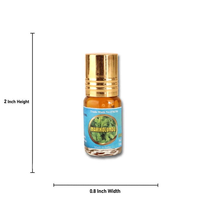 Siththakathi Marikozhundhu Roll On - 3 Ml | Marikozhundhu Attar/ Marikozhundhu Perfume for Men & Women