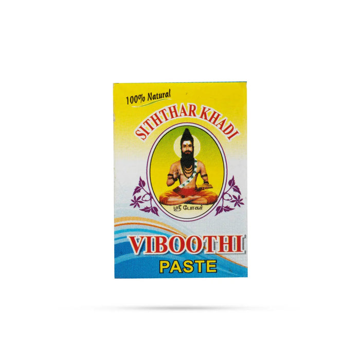 Siththar Khadi Vibhuti Paste - 4 Gms | Vibhuti Forehead/ Sacred Ash Paste/ Bhasma Paste For Devotional Use
