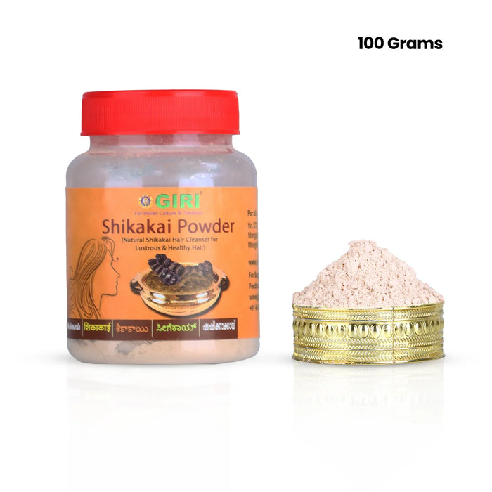 Giri Shikakai Powder - 100 Gms | Sevakai Powder/ Hair Cleanser/ Shikakai for Hair