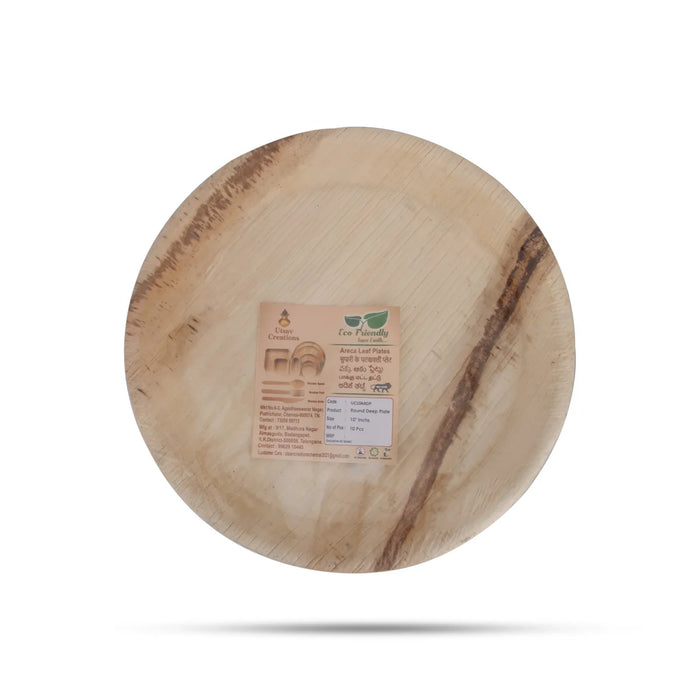 areca palm leaf disposable plates Giri USA - Areca Leaf Round Plate | Disposable Plates