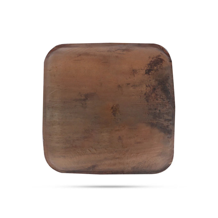 Areca Leaf Tray Set - 10 Inches | 10 Pcs/ Disposable Plates/ Palm Leaf Plates/ Square Deep Plates