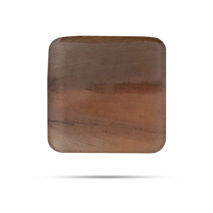 Areca Leaf Plate Set - 9 x 9 Inches | 10 Pcs/ Square Shape Areca Palm Plates/ Disposable Plate