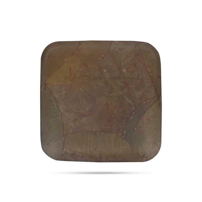 Leaf Plate Set - 10 Inches | 10 Pcs/ Disposable Plates/ Palm Leaf Plates/ Double Layer Plates