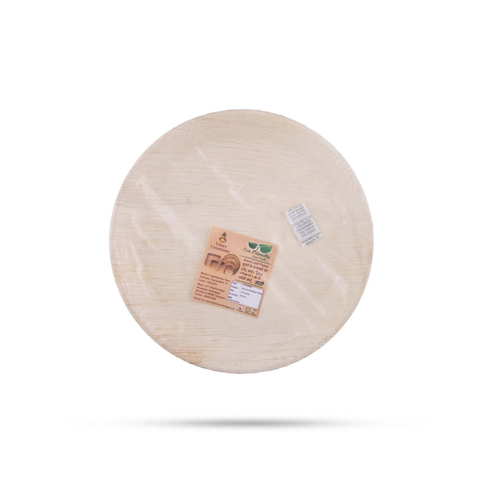 areca palm disposable plates Areca Leaf Plate Set - 12 Inches