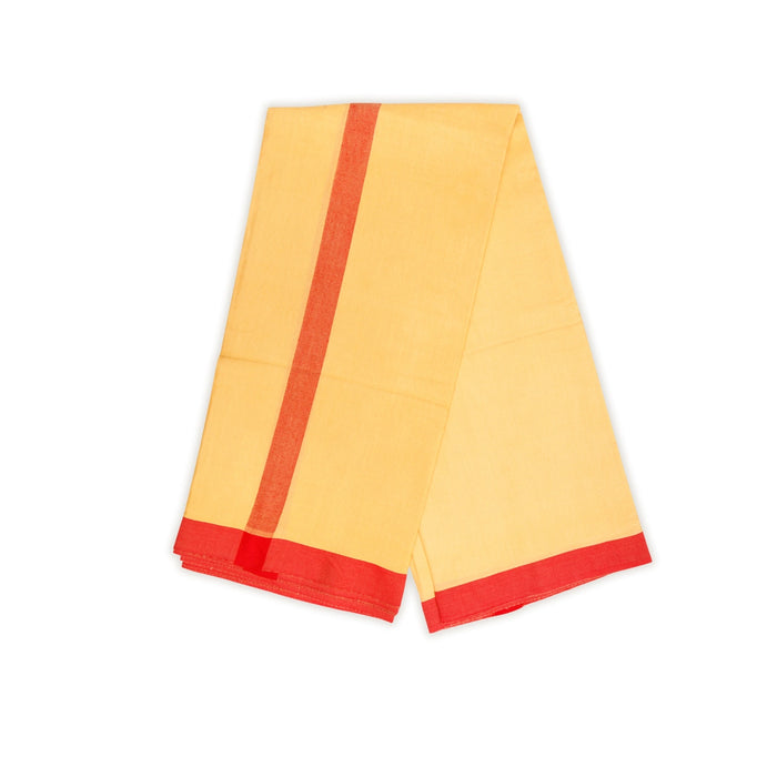 Veshti - 9 x 5 Yards | Naar Madi Vesti / Polyester Dhoti / Traditional Mundu For Men