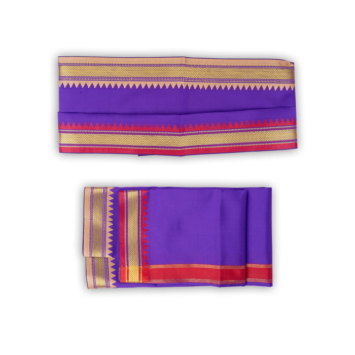 Vinayagar Vastram Set - 4 x 3 Muzham | Ganesha Vastra for Deity