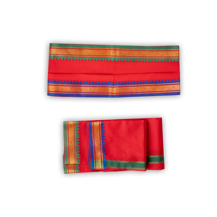 Vinayagar Vastram Set - 4 x 3 Muzham | Ganesha Vastra for Deity