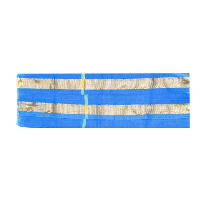 Ganpati Vastra Pair - 1 Mtr | Jari Border Design Ganpati Dhoti/ Ganesh Vastra/ Pillaiyar Thundu For Deity