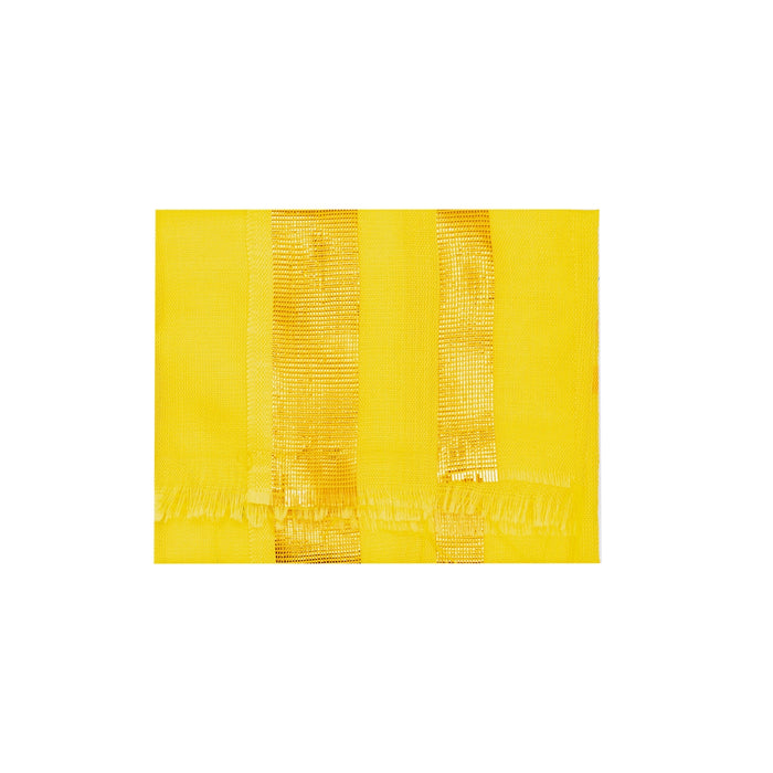 Ganpati Vastra Pair - 1 Mtr | Jari Border Design Ganpati Dhoti/ Ganesh Vastra/ Pillaiyar Thundu For Deity