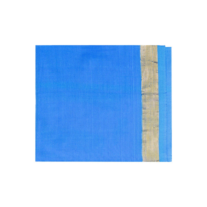 Ganpati Vastra Pair - 1 Mtr | Jari Border Design Ganpati Dhoti/ Ganesh Vastra/ Pillaiyar Thundu For Deity