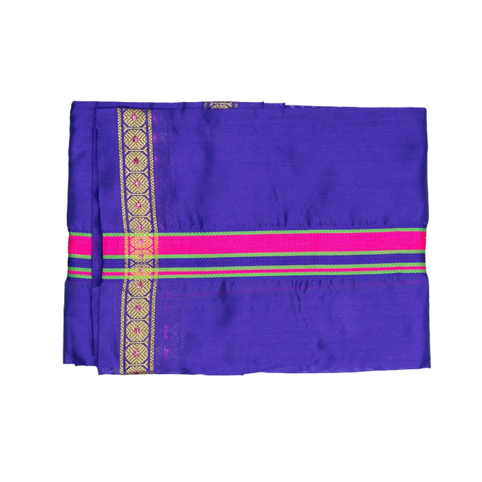 Veshti - 1.5 Mtrs | Colour Vesti/ Rudraksha Border Dhoti/ Traditional Mundu/ Assorted