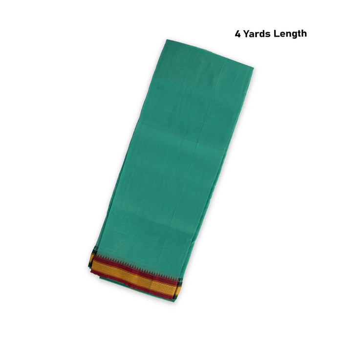 Angavastra - 4 Yards | Asha Pattu Kan Border Towel/ Kasavu Shawl for Men