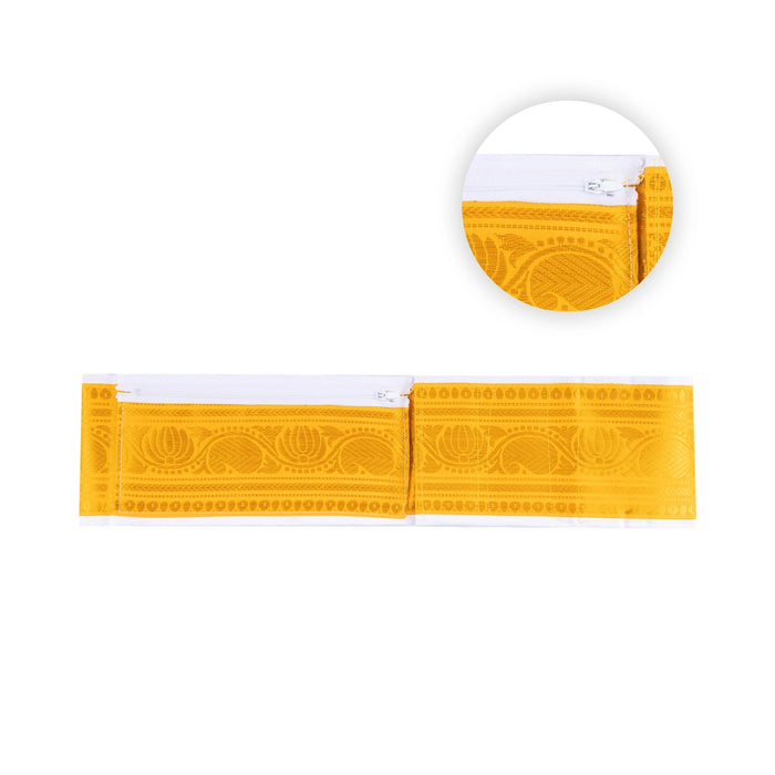 Veshti Belt - 1 Mtr | Jari Design Dhoti Belt/ Waist Belt For Securing Traditional Dhoti/ Assorted Colour