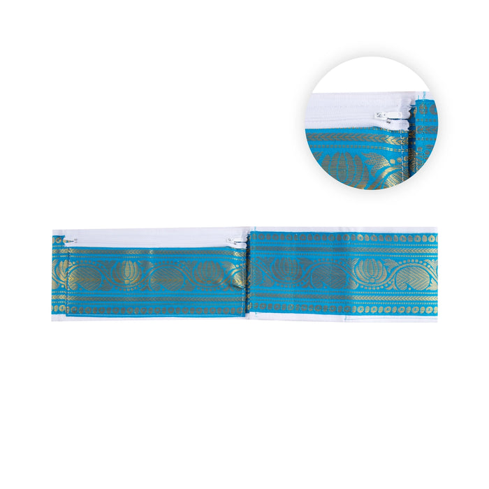 Veshti Belt - 1 Mtr | Jari Design Dhoti Belt/ Waist Belt For Securing Traditional Dhoti/ Assorted Colour