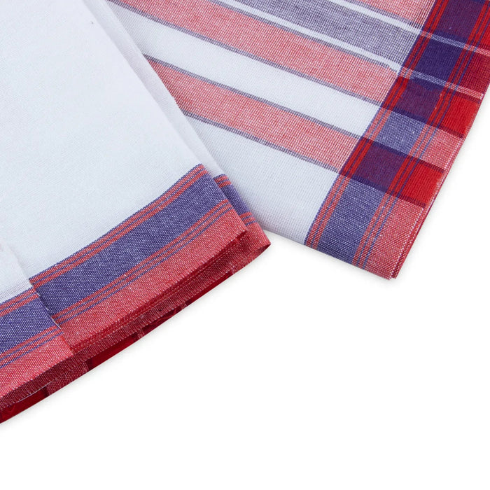 Ganpati Vastra - 4 X 7 Inches | Ganesh Vastra/ Pillaiyar Thundu/ White With Red Angavastra For Deity