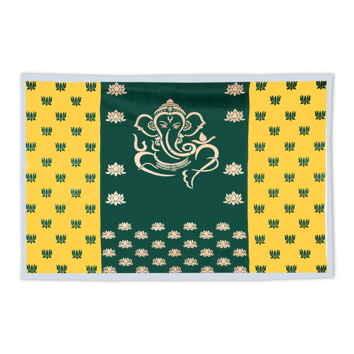 Digital Screen - 5 x 4 Feet | Printed Curtain/ Decorative Screen for Pooja Room Decor