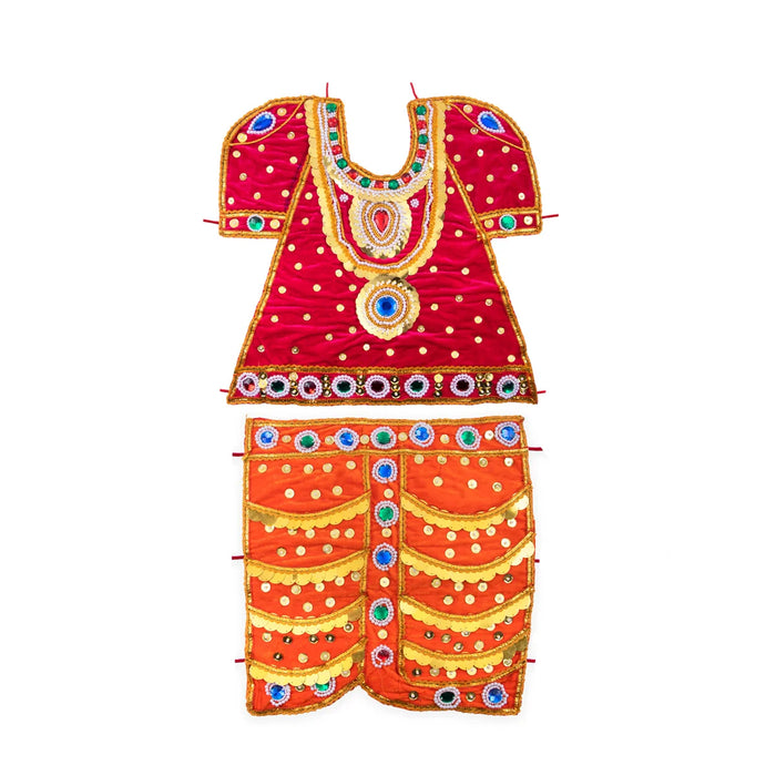 Giri USA - Murugan Raja Alangaram Dress | God Murugan Dress | Deity Dress Giri USA - Murugan Raja Alangaram Dress | God Murugan Dress | Deity Dress