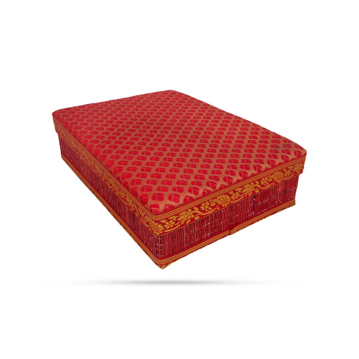 Saree Box - 3.5 x 14 Inches | Korai Box with Lid/ Storage Box for Home
