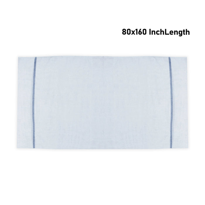 Towel - 80 x 160 Inches | Angavastram / White Colour Kasavu Shawl/ Thundu for Men
