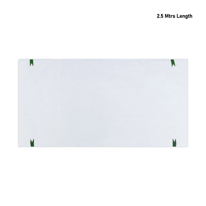 Cotton Towel - 2.5 Mtrs | White Colour Thundu/ Chittai Angavastra/ Gamcha/ Kasavu shawl