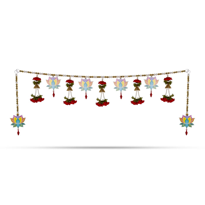 Door Toran - 38 Inches | Artificial Flower Toran/ Decorative Thoran/ Bandanwar for Door Decor