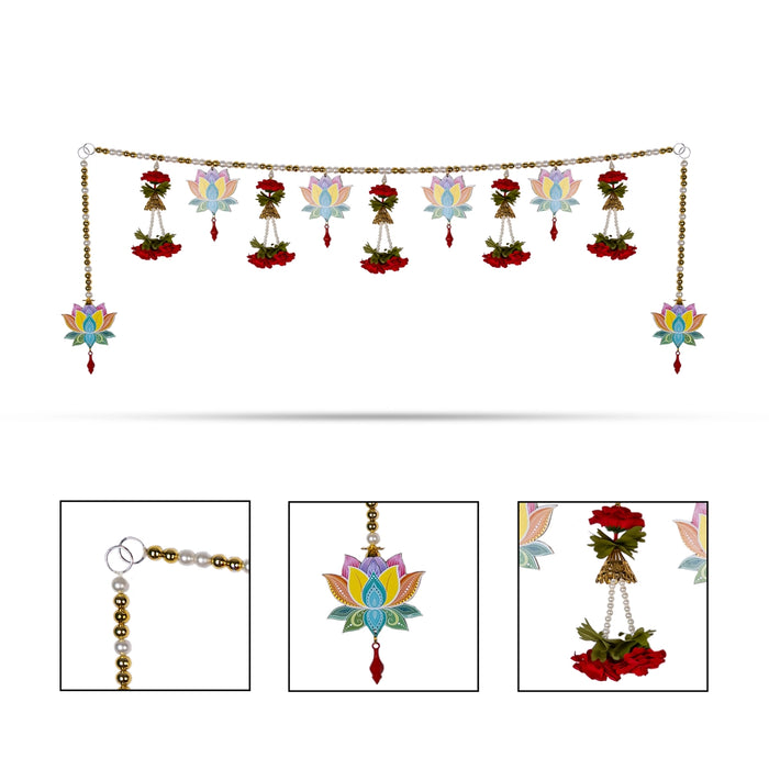 Door Toran - 38 Inches | Artificial Flower Toran/ Decorative Thoran/ Bandanwar for Door Decor