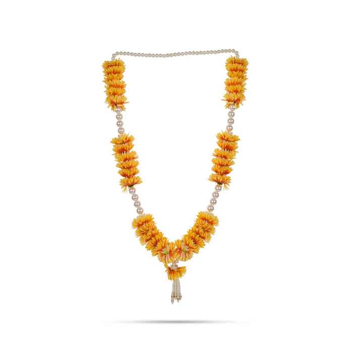 Fancy Moti Mala - 34 Inch | Pearl Garland/ Decorative Moti Mala For Deity Decor & Photo Frame