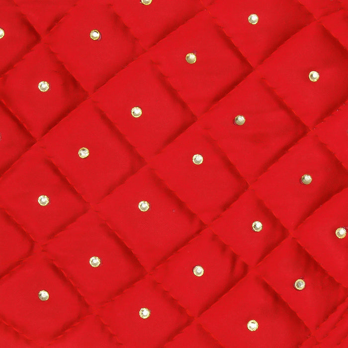 Hand Fan - 14 x 11 Inches | Hand Crafted Embroidery Fan/ Velvet Visiri for Cool Air