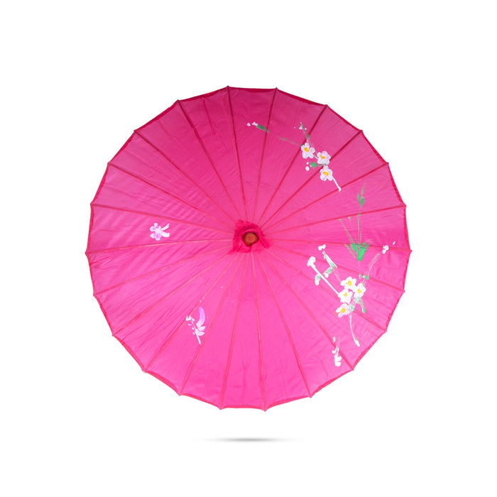 Chinese Umbrella - 22 x 32 Inches | Cloth Umbrella/ Artificial Umbrella/ Chinese Parasol