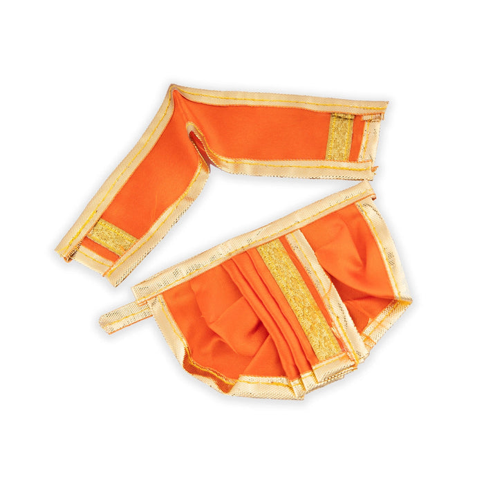 Panchakacham - 2.5 Inches | Dhoti/ Satin with Jari Border Panchakajam for Deity