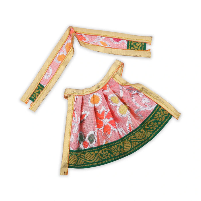 Amman Pavadai | Fancy Amman Dress Mata Dress for Deity/ Assorted Colour