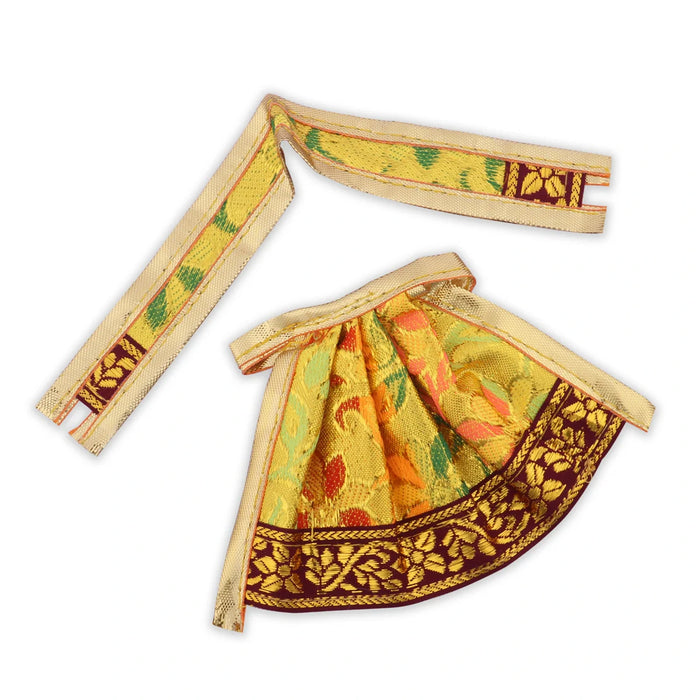 Amman Pavadai | Fancy Amman Dress Mata Dress for Deity/ Assorted Colour