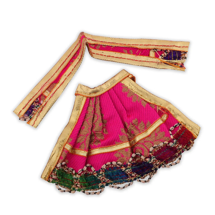 Amman Pavadai | Fancy Amman Dress Mata Dress for Deity/ Assorted Colour