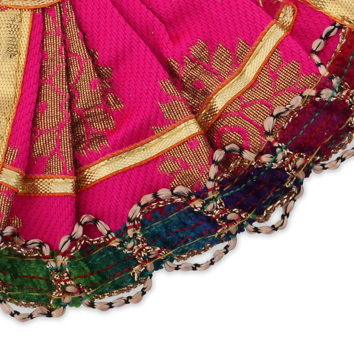 Amman Pavadai | Fancy Amman Dress Mata Dress for Deity/ Assorted Colour