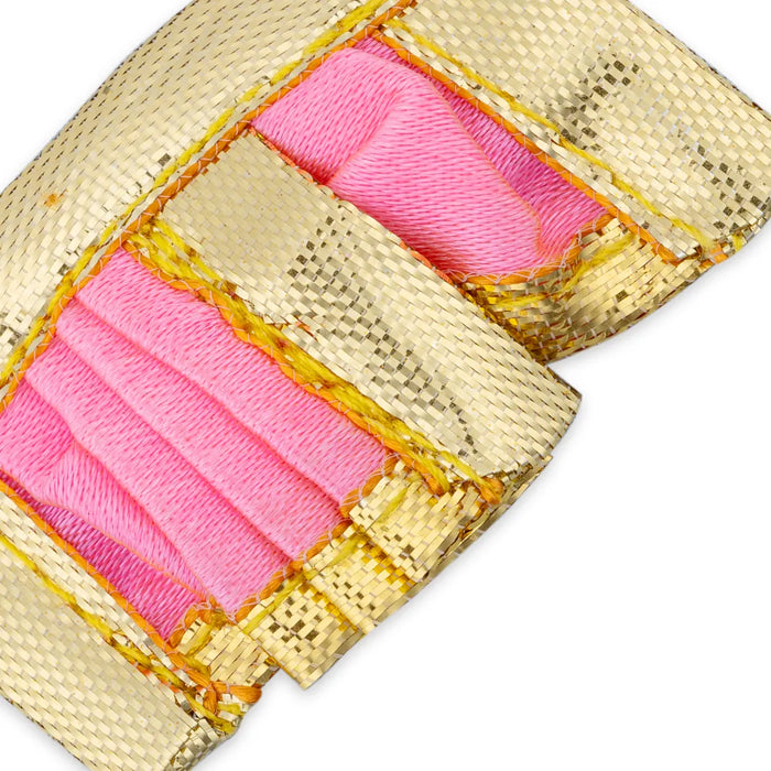 Panchakacham - 1 X 2 Inches | Satin Dhoti/ Jari Border Panchakajam For Deity/ Assorted Colour