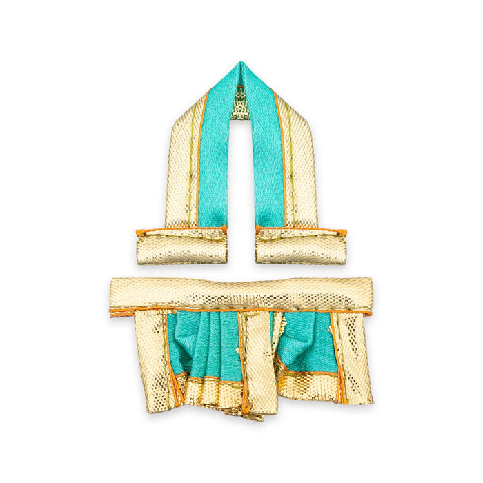 Panchakacham - 1 X 2 Inches | Satin Dhoti/ Jari Border Panchakajam For Deity/ Assorted Colour