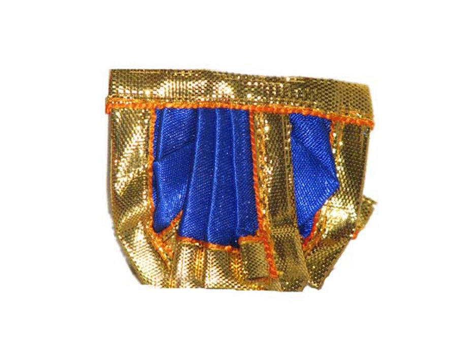 Panchakacham - 1.5 Inches | Satin with Jari Border Panchakajam/ Dhoti for Deity/ Assorted Colour