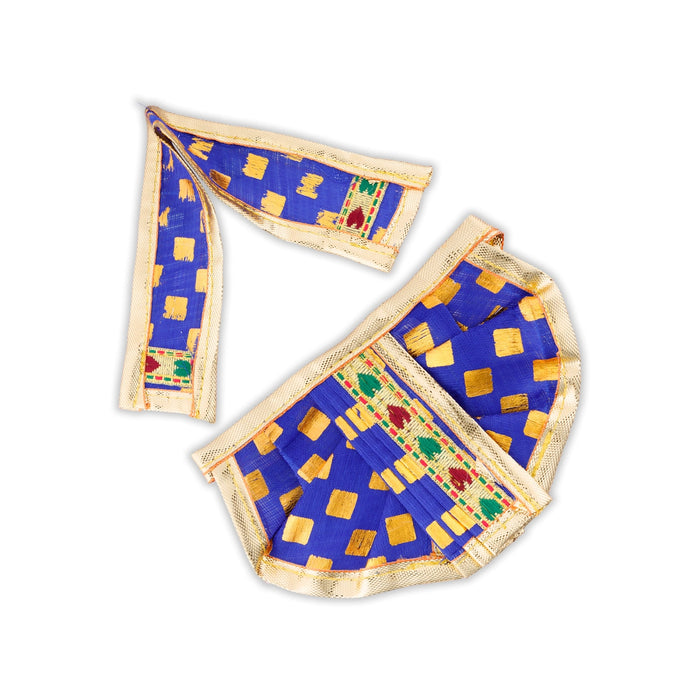 Panchakacham - 2.5 x 4 Inches | Dot Design Dhoti/ Golden Border Panchakajam for Deity