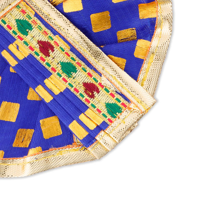 Panchakacham - 2.5 x 4 Inches | Dot Design Dhoti/ Golden Border Panchakajam for Deity