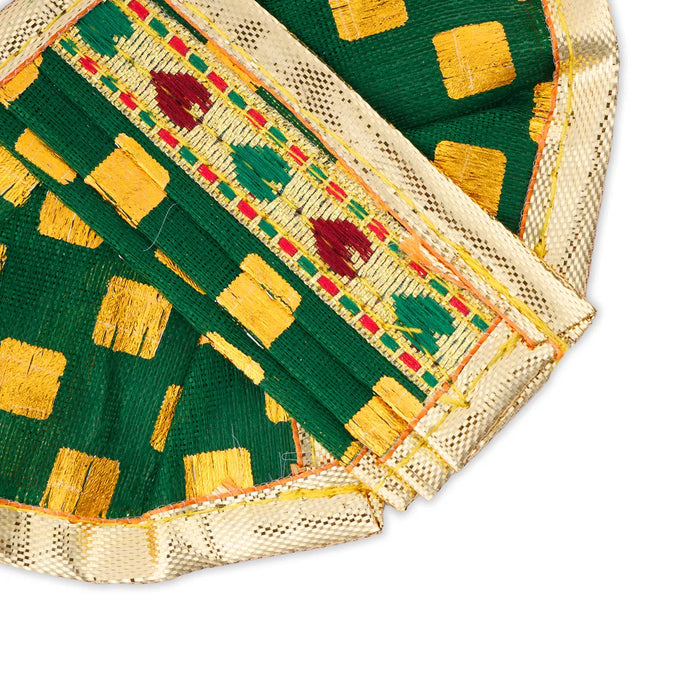 Panchakacham - 2.5 x 4 Inches | Dot Design Dhoti/ Golden Border Panchakajam for Deity