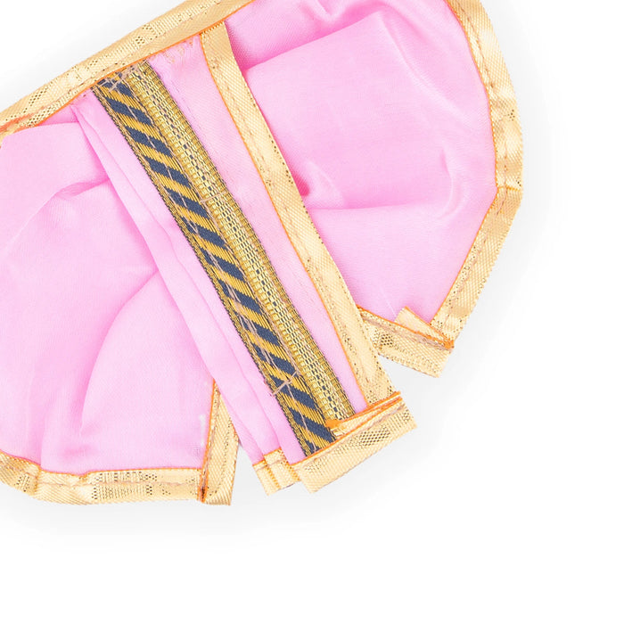 Panchakacham - 2 Inches | Satin with Jari Border Panchakajam/ Dhoti for Deity