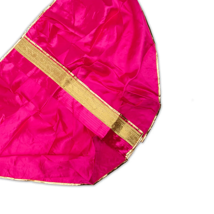 Panchakacham | Satin with Jari Border Dhoti/ Panchagajam for Deity/ Assorted Colour